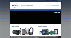 Desktop Screenshot of peak-uk.com